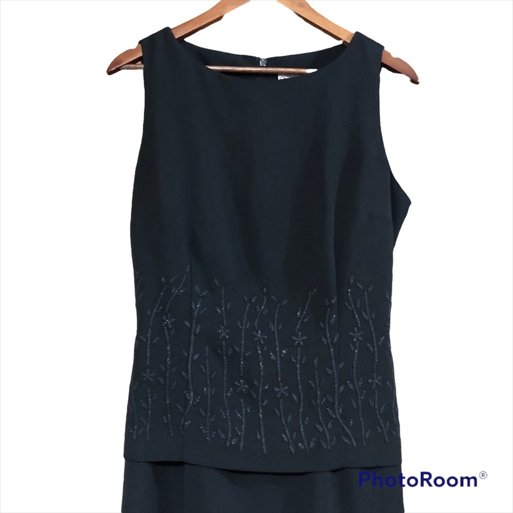 Sheri Martin New York Embellished Black Dress Size 14
